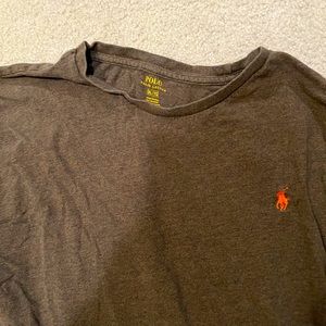 Greenish brown long sleeve Ralph Lauren shirt